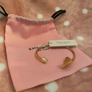 🆕🎁 kate spade ♠️Open Bangle Style “Rock Solid” NWT